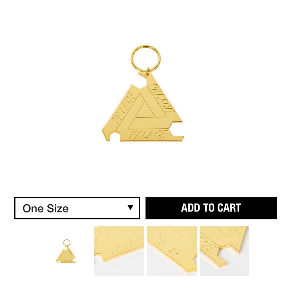 Palace skate tool gold
